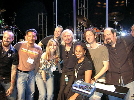 Barry Gibb and group