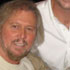 Barry Gibb and John Merchant at a home studio