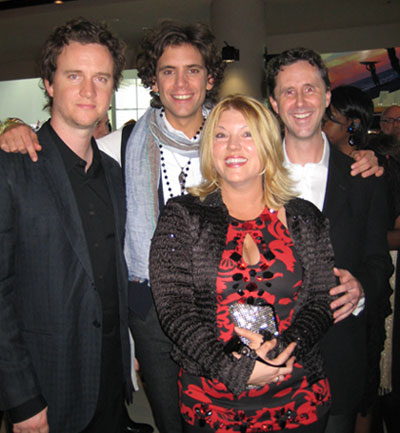 Greg Wells, Mika, Jodi Marr and John Merchant
