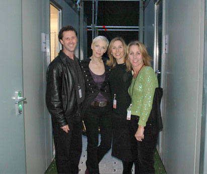 John with Annie Lennox